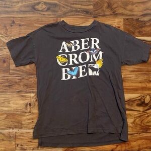 abercrombie kids Charcoal Gray Graphic Tee